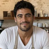 Retrato de Diego, generado con IA