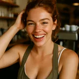 AI-generated portrait of Tessa