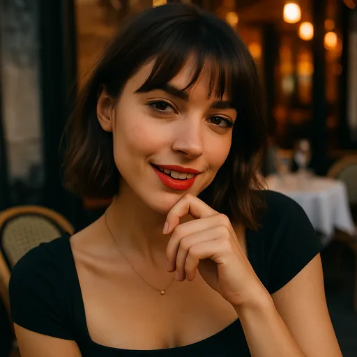 AI-generated portrait of Anaïs, florist