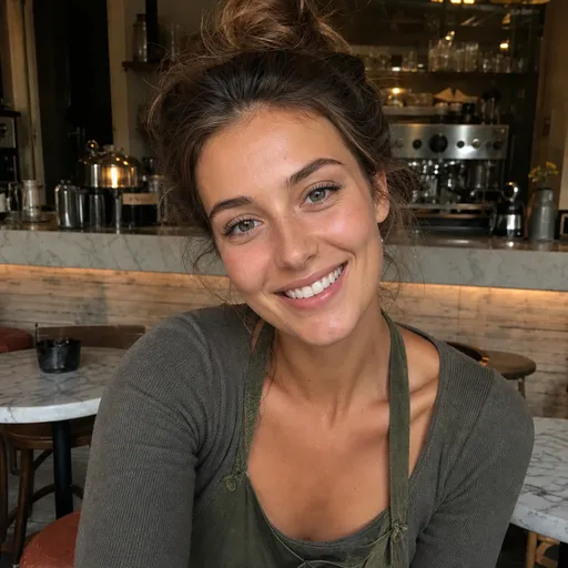 Lucija, barista, portret generiran umjetnom inteligencijom