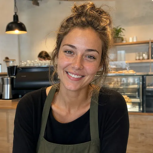 Ioana, Barista, portret generat de AI