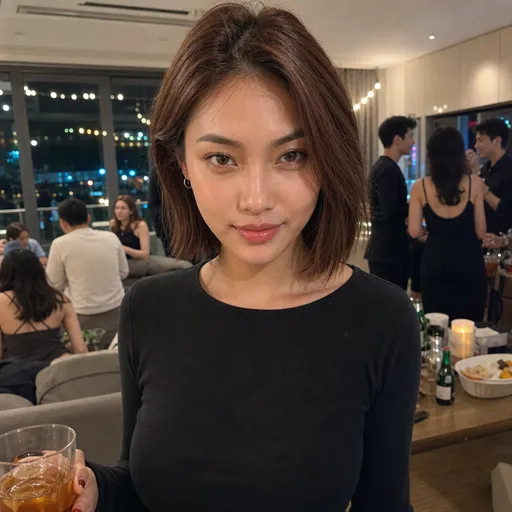 ภาพบุคคลของพลอย (สไตลิสต์) ที่สร้างด้วย AI