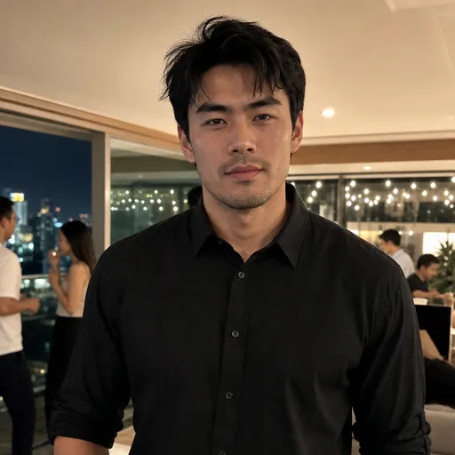ภาพบุคคลของโอ๊ต (ซาวด์เอนจิเนียร์) ที่สร้างด้วย AI